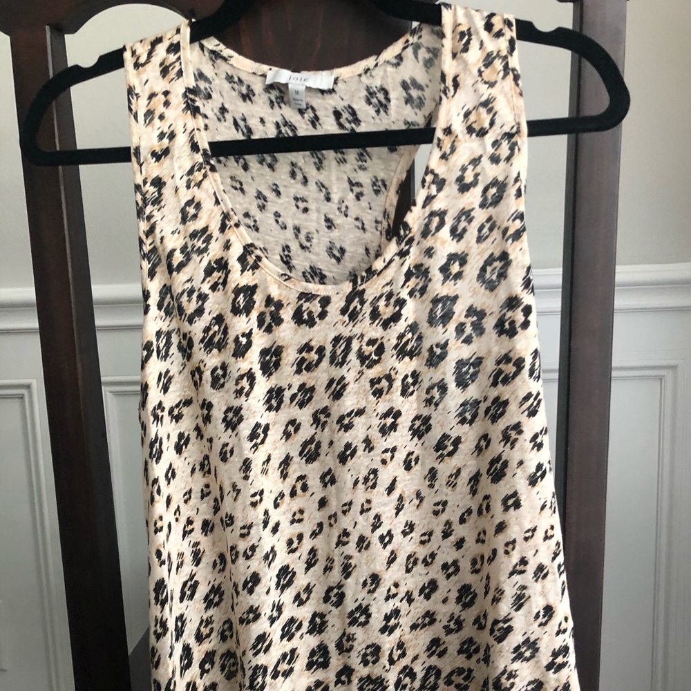 Joie Linen Racer Back Top